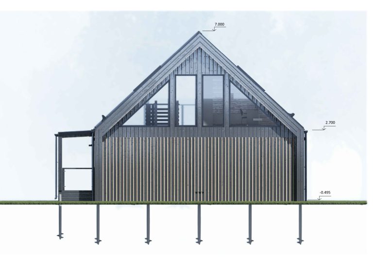 Фасад 3 BARNHAUS- 90_2L